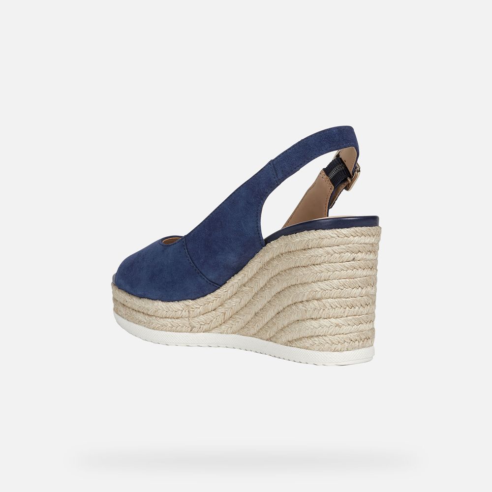 Geox Bayan Sandalet Mavi - Ponza - WSP-907643